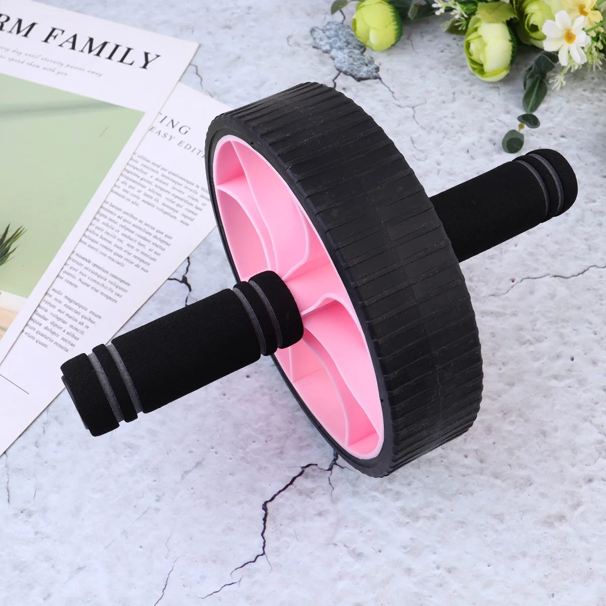 

1Pcs Abdominal Wheel Professional Ab Roller for Home Fitness Training Exercise Equipment Build Muscle Burn Calories Tool