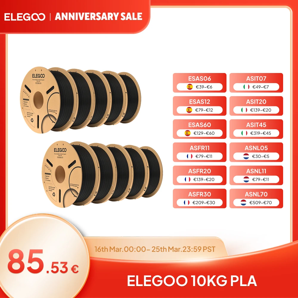 Elegoo 1.75Mm Pla F…