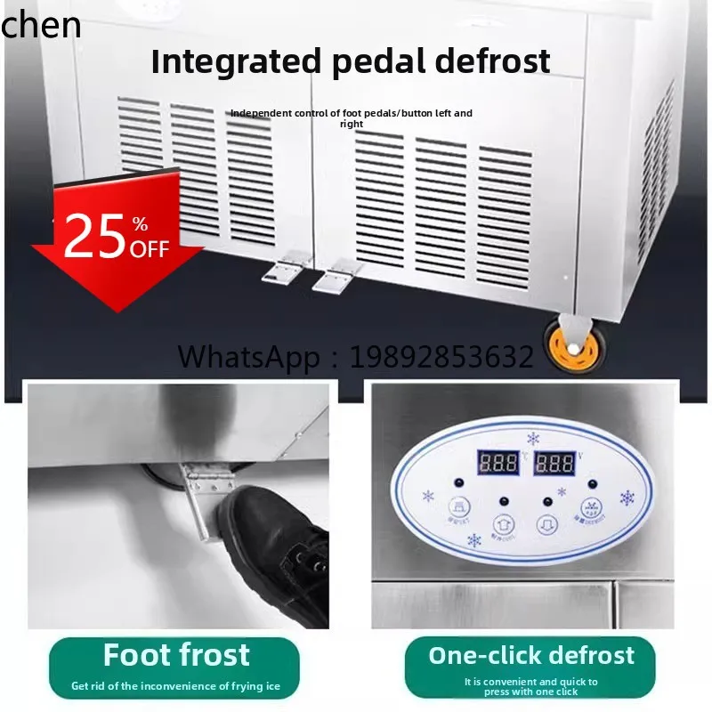 

Fried Yogurt Machine Commercial Special Automatic Fried Ice Machine Thick Cutting Small Cheese Machine Plug-in