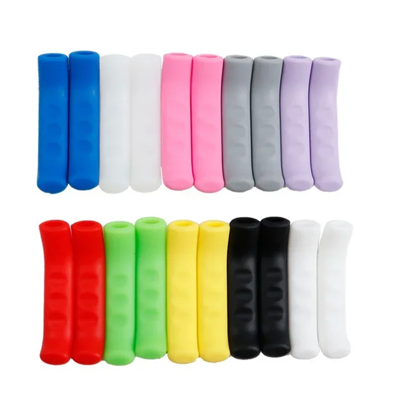 Cubierta de mango de freno de bicicleta, empuñaduras de silicona para manillar de bicicleta de montaña, cubierta protectora antideslizante, accesorios para bicicleta, 1/5 Uds.