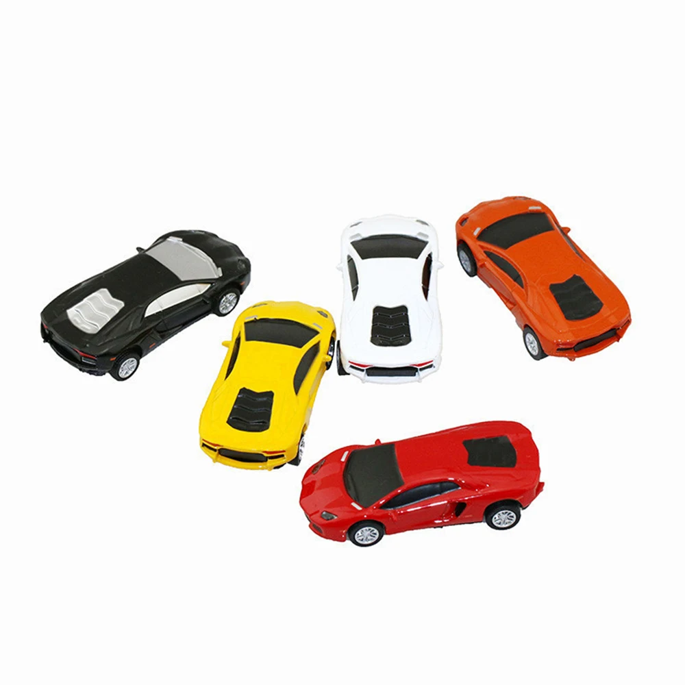 Sports Car USB Flash Drive 128GB Metal Pen Drive 8GB 16GB 32GB 64GB Pendrive 256GB Memoria USB Memory Sitck Disk Storage Device