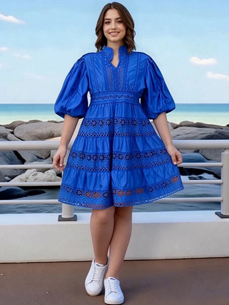 African Dresses For Women White Dress Dashiki Patchwork Pleated African Clothes Africa Clothing Christmas Robe Midi Dress