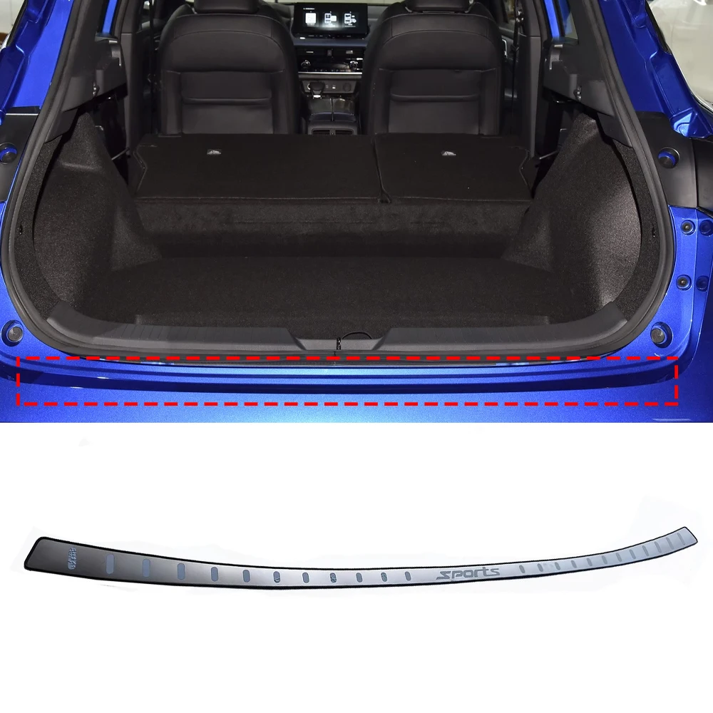 

For Nissan Qashqai 2023 2024 2025 Car Accessories Stainless Steel Rear Bumper Protector Trunk Door Sill Trim Auto Stickers