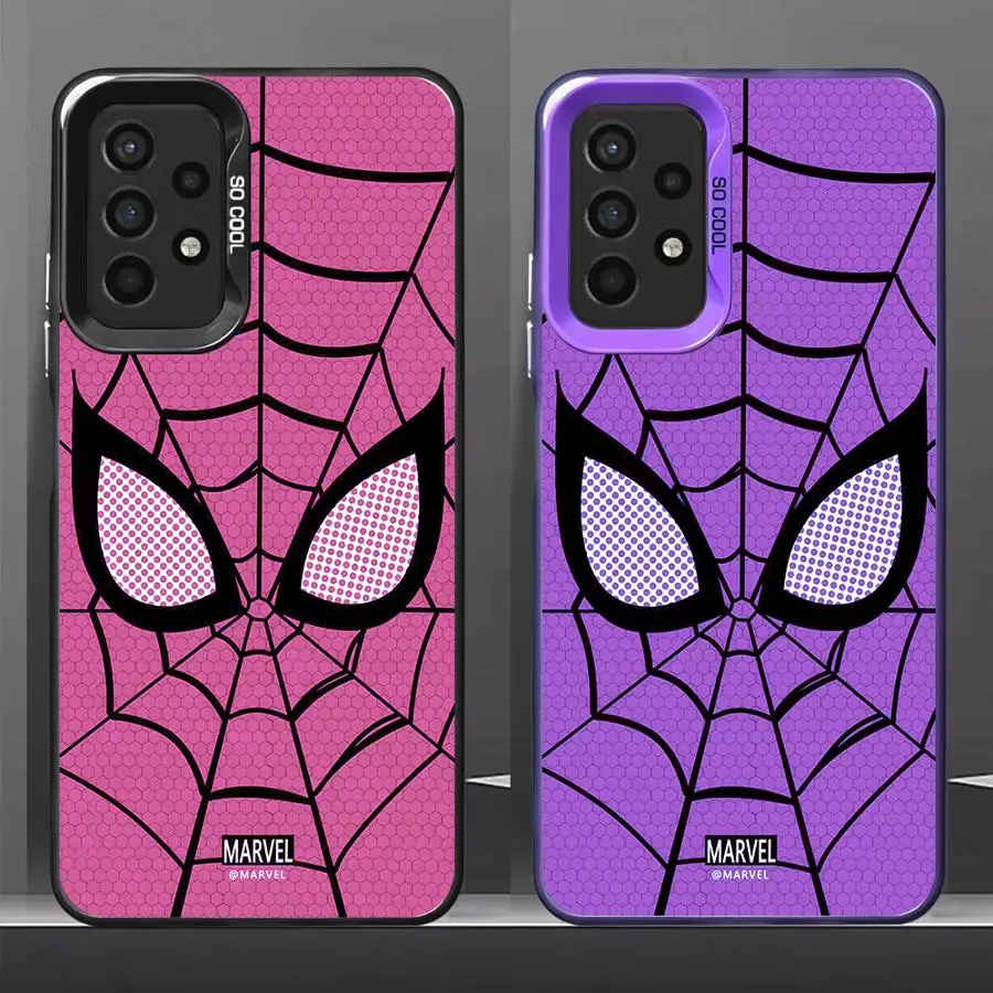 Marvel Sipider Man Logo Phone Case for Samsung Galaxy A12 A11 A14 A32 A55 A33 A13 A22 A23 A24 A34 A54 A53 A35 A52 A15 TPU Cover