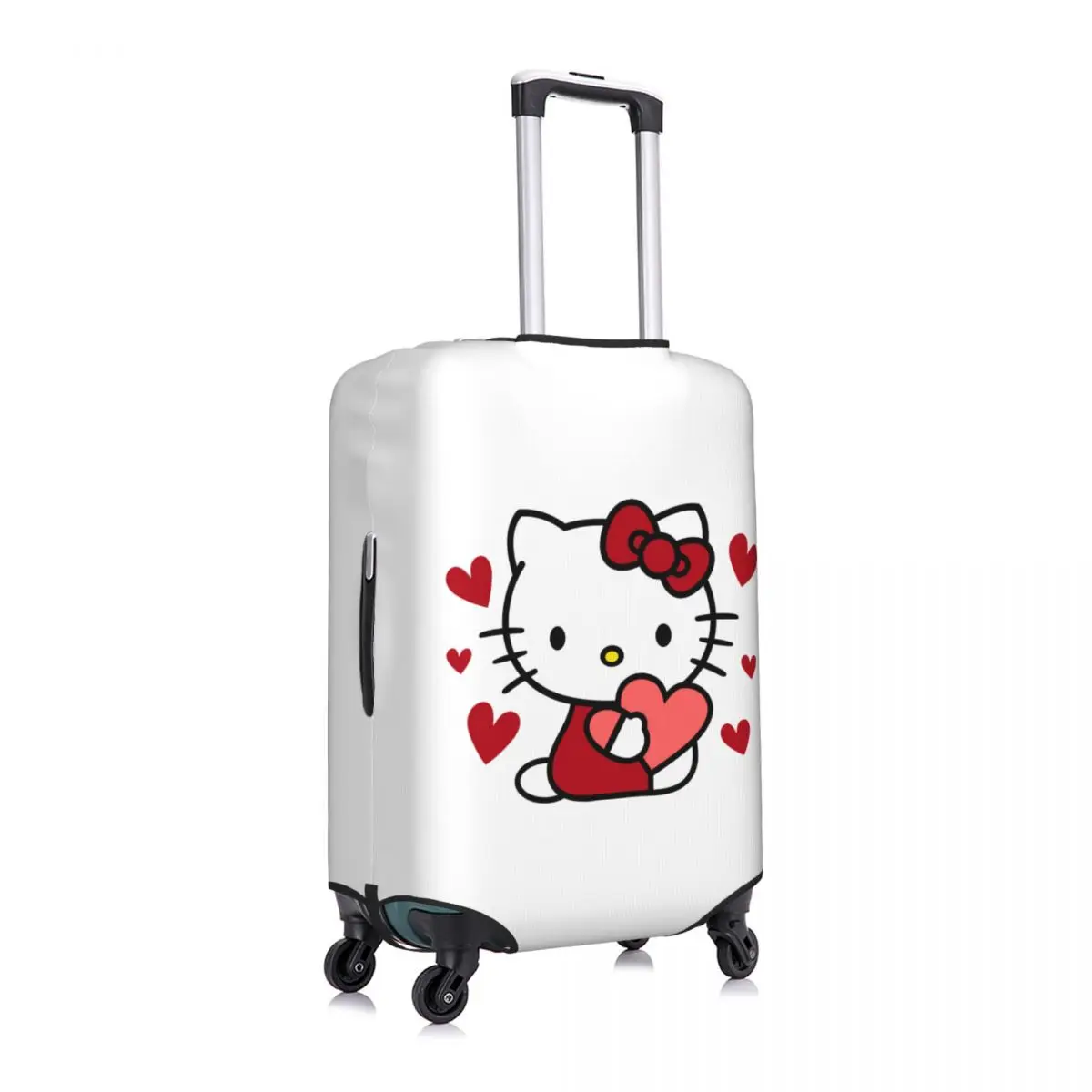 Capa Protetora para Mala de Viagem, Bonito Capa De Bagagem Personalizada, Olá Kitty Sanrio, 18 a 32"