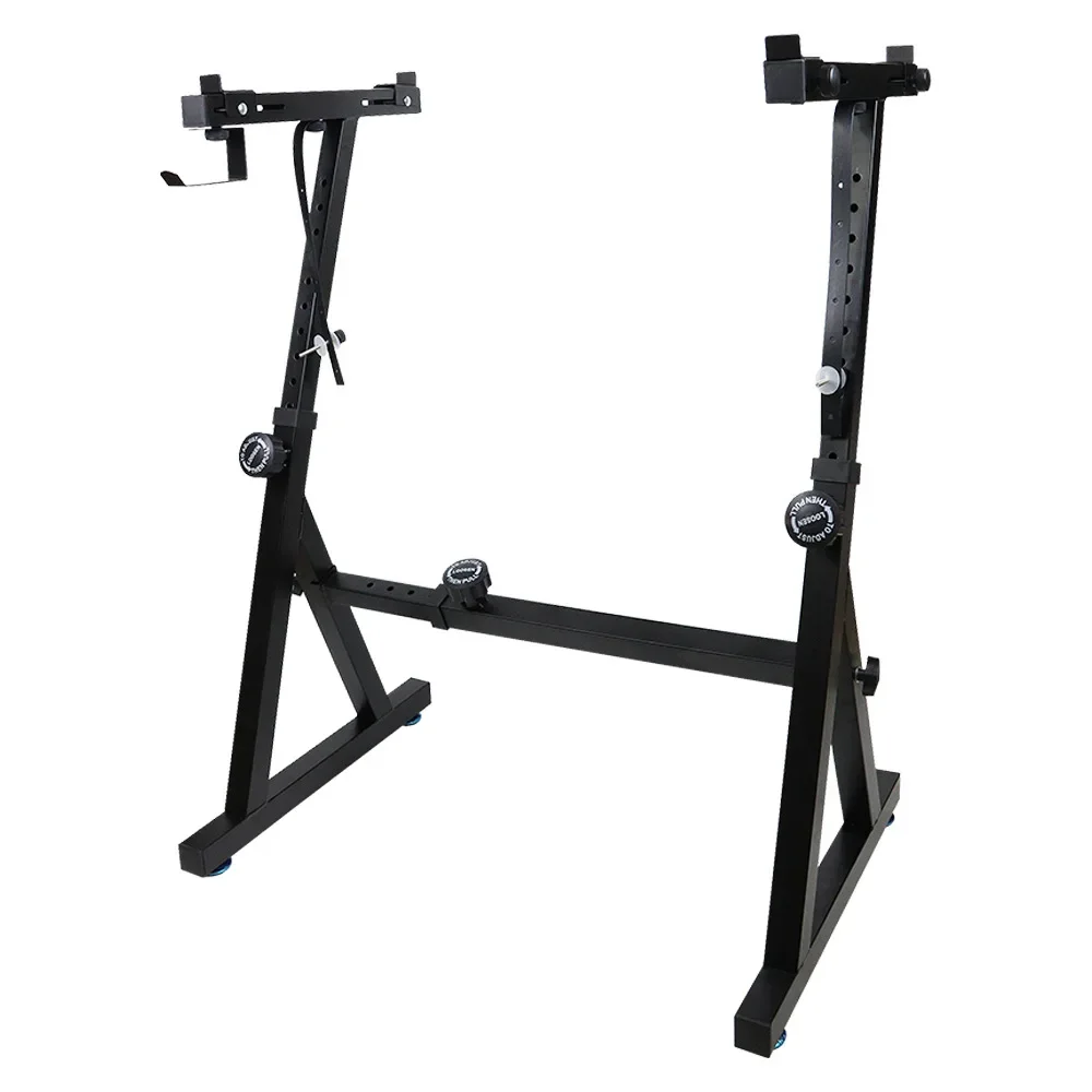 حامل لوحة مفاتيح Premium Z Style لعام 2025، حامل بيانو عالمي قابل للتعديل مع عجلات قفل