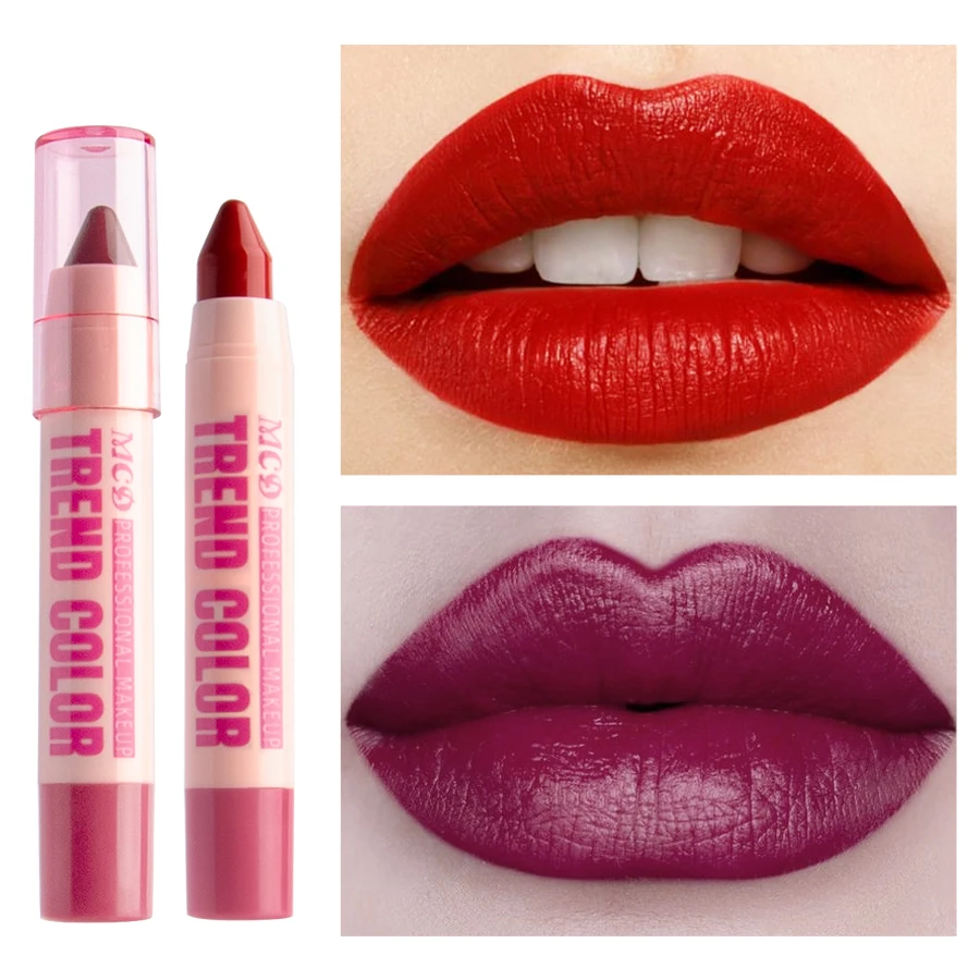 21 Kolorów Nawilżająca Pomadka w Płynie w Kształcie Pisaka Wodoodporna Powiększająca Usta Konturówka do Ust Naturalny Nude Różowy Konturówka do Ust Koreański Makijaż Prezenty