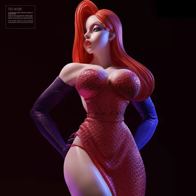 Elegant And Sexy Jessica 1/24 Scale Resin Figure Model Kit Assemble Miniatures Unassembled Unpainted Collecting Hobby Toys Gifts