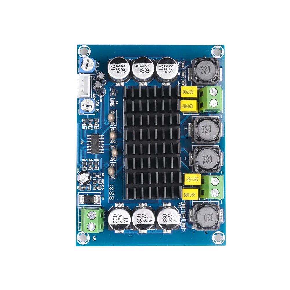 1PCS DC12-26V 2*120W Dual Channel Digital Stereo Audio Power Amplifier Board High Power CS8673 DIY 240W Amplificador Sound Board