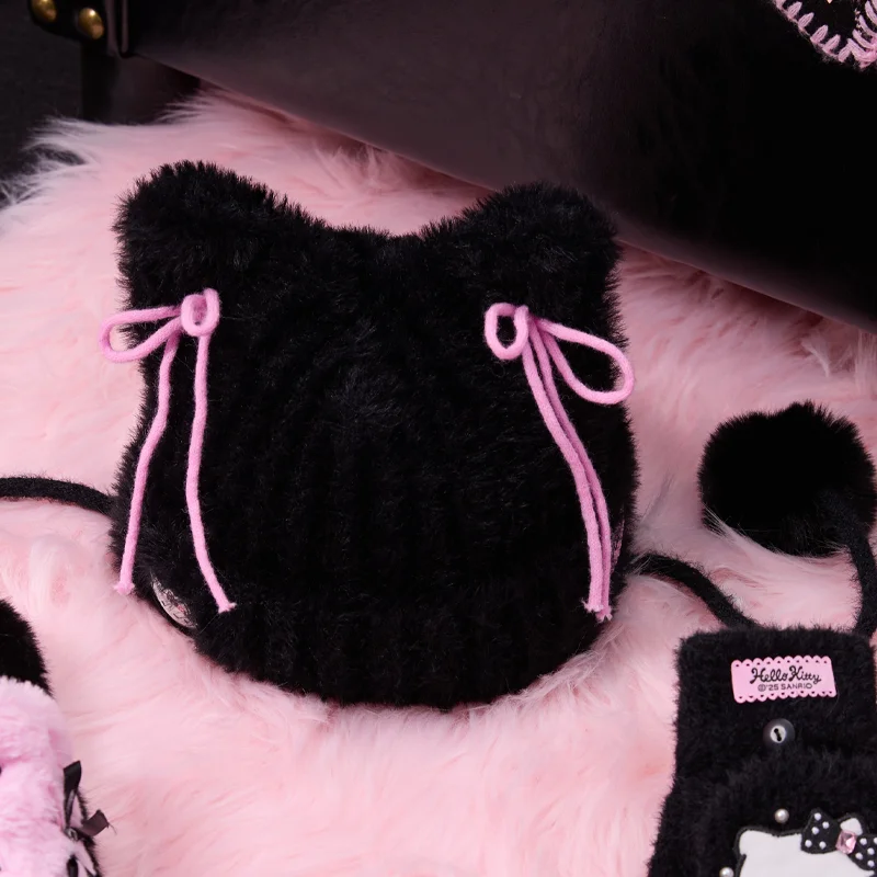 قبعة حفلات Hello Kitty اللامعة - أغطية رأس بتصميم لطيف لامع لعيد الميلاد، والحفلات التنكرية، والاحتفالات ذات الطابع #3