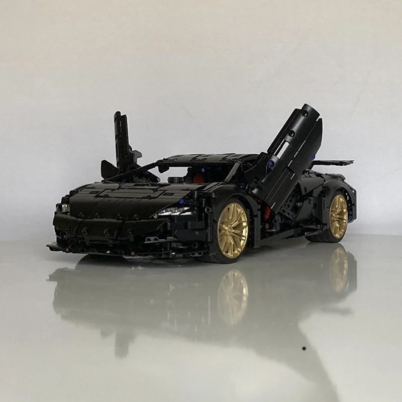 2868pcs MOC Technical Supercar Huracan Vehicle Engineering Model Building Blocks Hero SciFi Pirate Voyage Custom Design Toy Gift