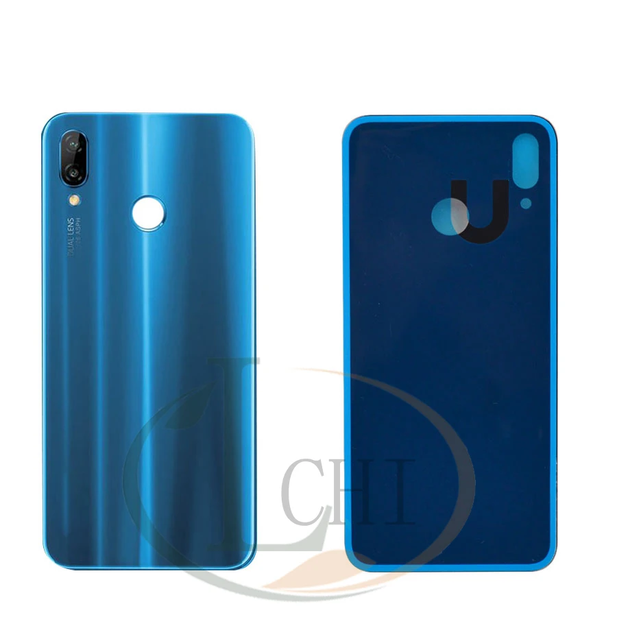 For Huawei P20 Lite battery cover Door Back Huawei P20lite Battery Door Replacement Parts Nova 3e Back Cover case With lens