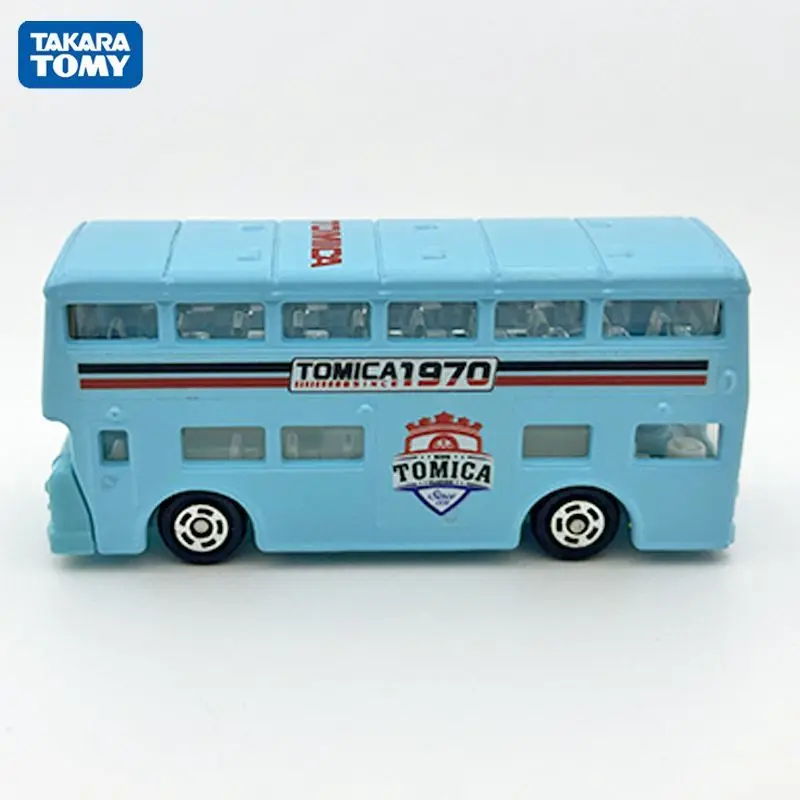 TAKARA TOMY No.90 LONDON BUS Auto Giocattoli in lega Veicolo a motore Pressofuso in metallo Modello Regalo per bambini Giocattoli per ragazzi
