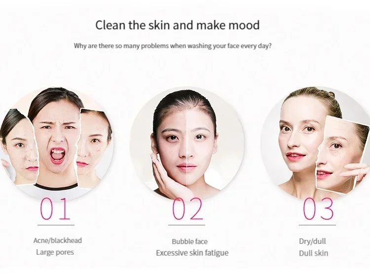 Soft Double-Sided Face Wash Brush Blackhead Remover Oil Lip Peeling off Safe Facial Cleaning Tool for Deep Cleaning