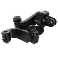 2 Pcs Action Camera Adapter Tripod Accessories Overhead Mount Vertical Horizontal 360 Degree Rotate Chest Neck Strap Lightweight