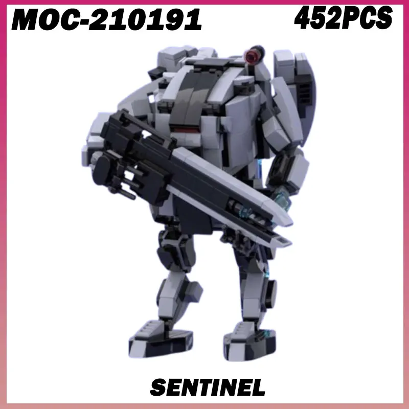 

452 шт. MOC- 210191 Sentinel DIY Mech Series Earth Ninjas Mech Earth Elements Mech Сборка блока Модель игрушки для мальчика подарок на день рождения
