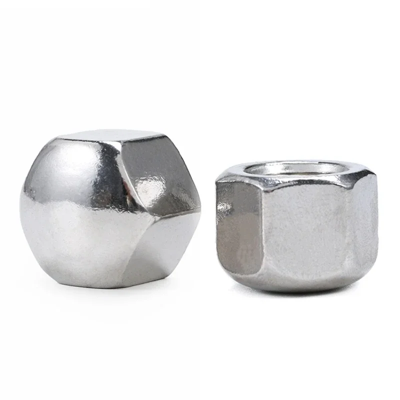M3 M4 M5 M6 M8 M10 M12 M14 M16 M20 304 Stainless Steel Short Hexagonal Thin Cap Rubber Nut Blind Hole Decorative Screw Cap