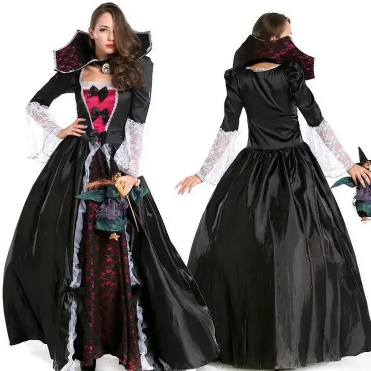 White Snow Princess Witch Cosplay Apparel Witch Queen Queen Anime Character Costume Dress