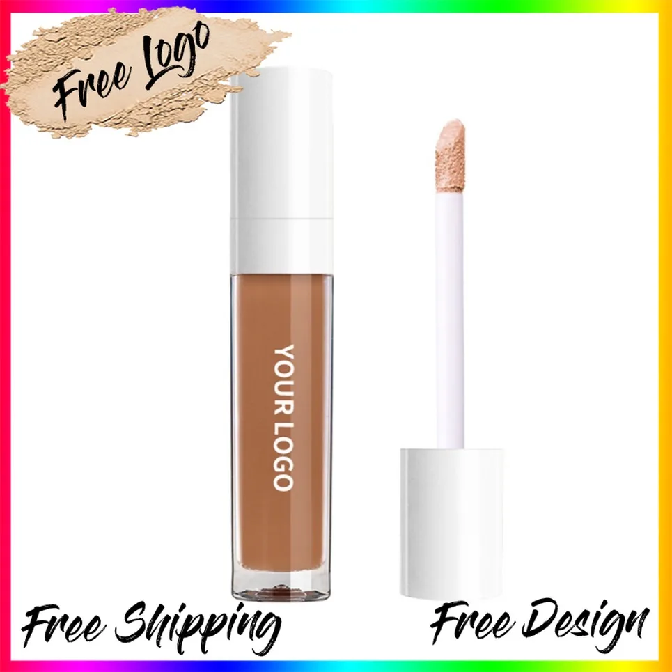 ビーガンメイクナチュラル軽量コンシーラープライベートラベル長期的な保湿カバーファンデーションコレクターカスタムロゴ