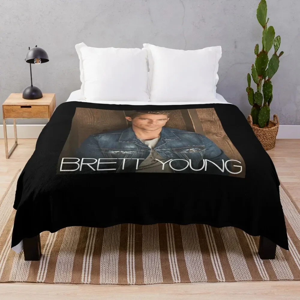 

Brétt Yóung Básíc Throw Blanket Wrinkle Resistant Lightweight Blanket