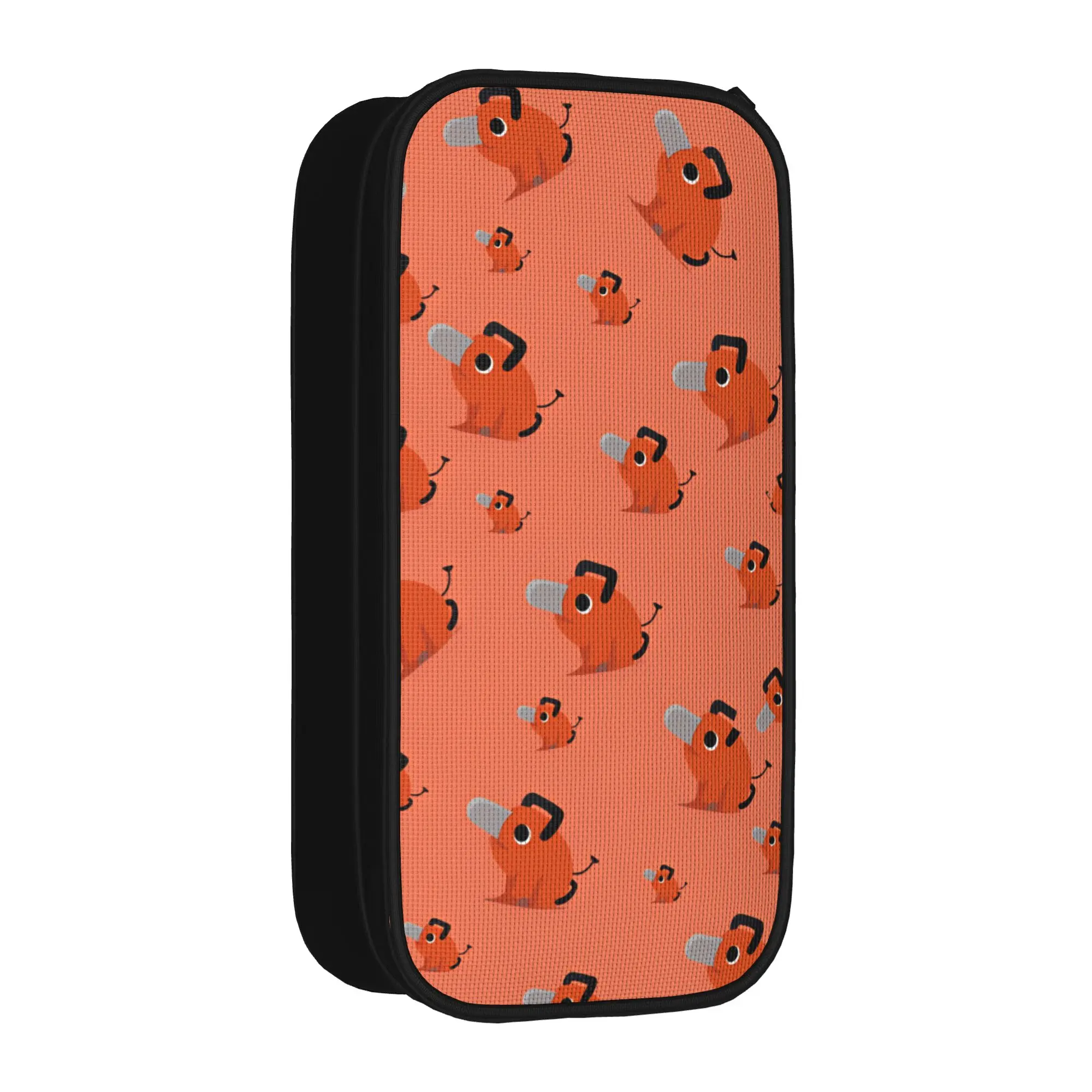 Chainsaws Man Pencil Case Pochita School Pencil Cases Zipper Students Aesthetic Portable Pen Box Stationery Organizer