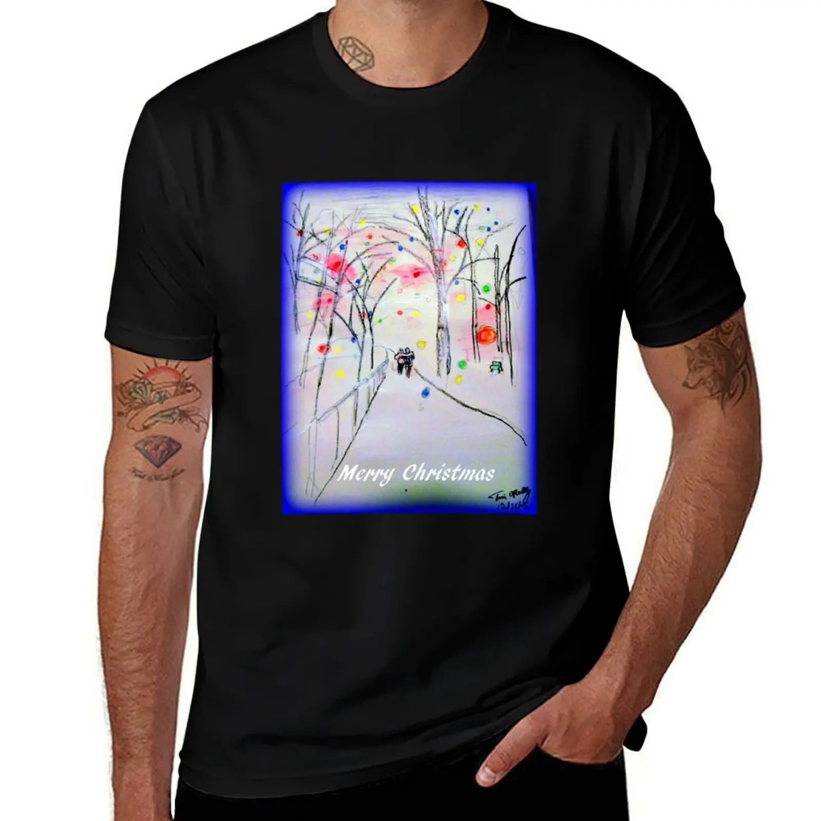 marry christmas 2018 from timothy c oreilly T-Shirt t shirts for man graphic tees T-Shirt