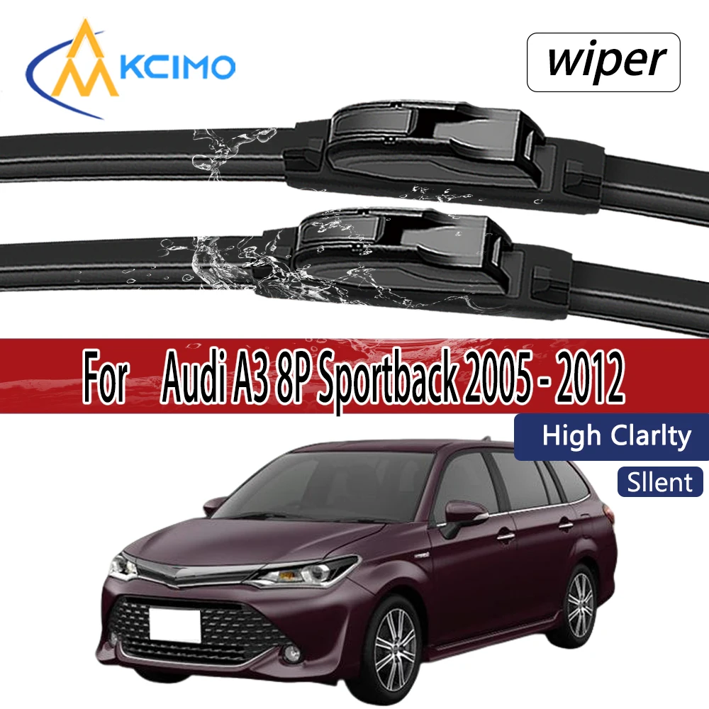 

Для Audi A3 8P Sportback 2005-2012 щетки стеклоочистителя переднего стекла 2 шт. аксессуары для ветрового стекла