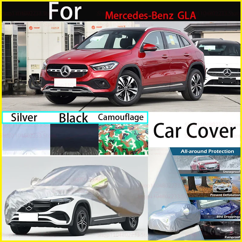 

for Mercedes-Benz GLA Car Cover Full Exterior Auto Cover Sunshade Dustproof Protection With Reflective strips Universal