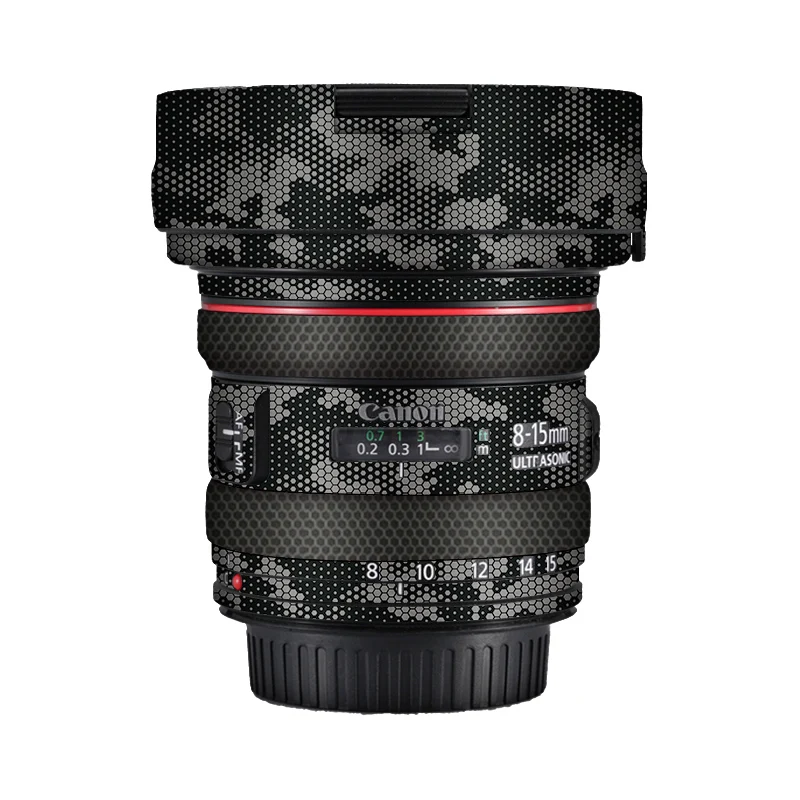 Película de protección de lente de cámara antiarañazos para Canon EF, 8-15mm, f/4L, 8-15mm, F4, 8-15f4, 8154