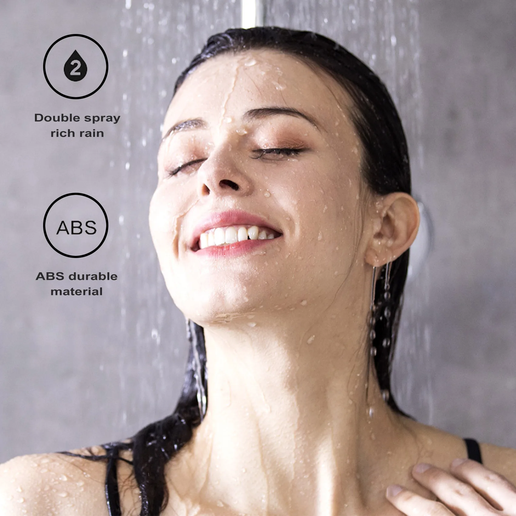 

ГОРЯЧАЯ НОВИНКА - 1 шт. 25 см пластиковая круглая душевая лейка для верхнего душа, насадка для душевой кабины, аксессуары