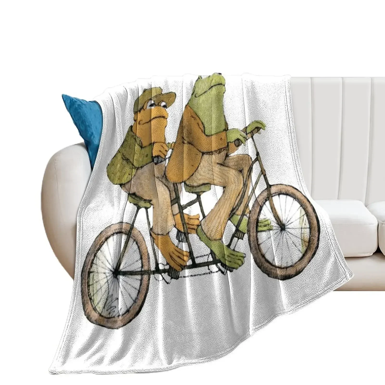 frog and toad Throw Blanket halloween Bed Blankets