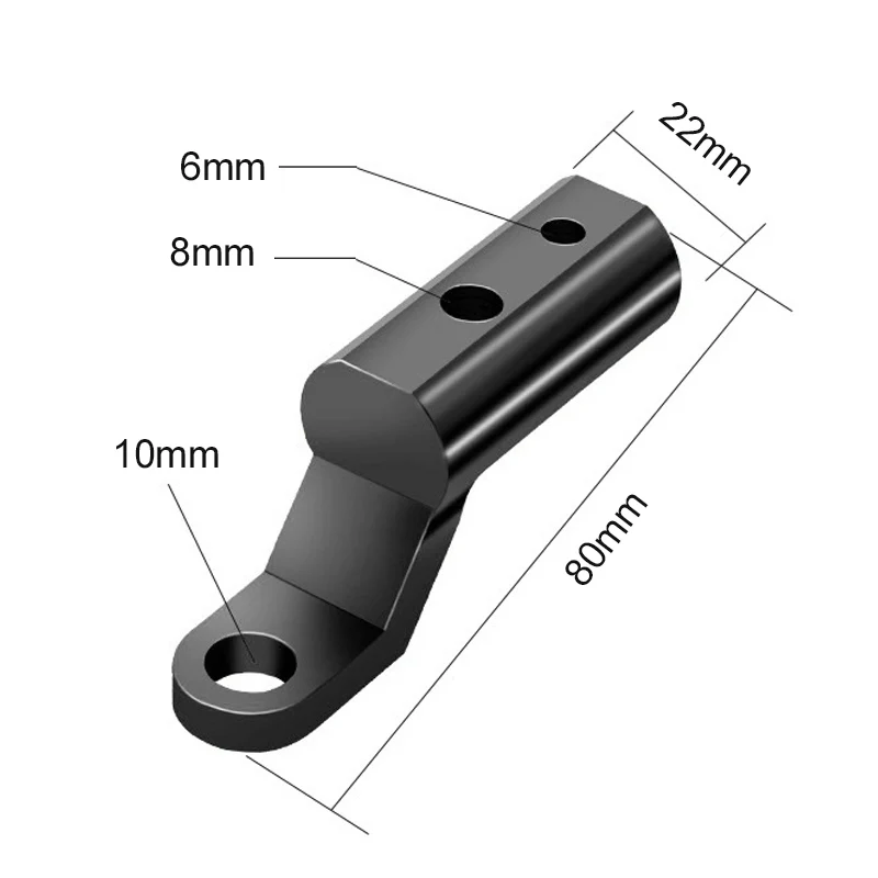 2pcs 1pcs Motorcycle Rearview Mirror Expander Bracket High Quality Universal Adapter Holder Mount Motorbike Bike Accessories image 6