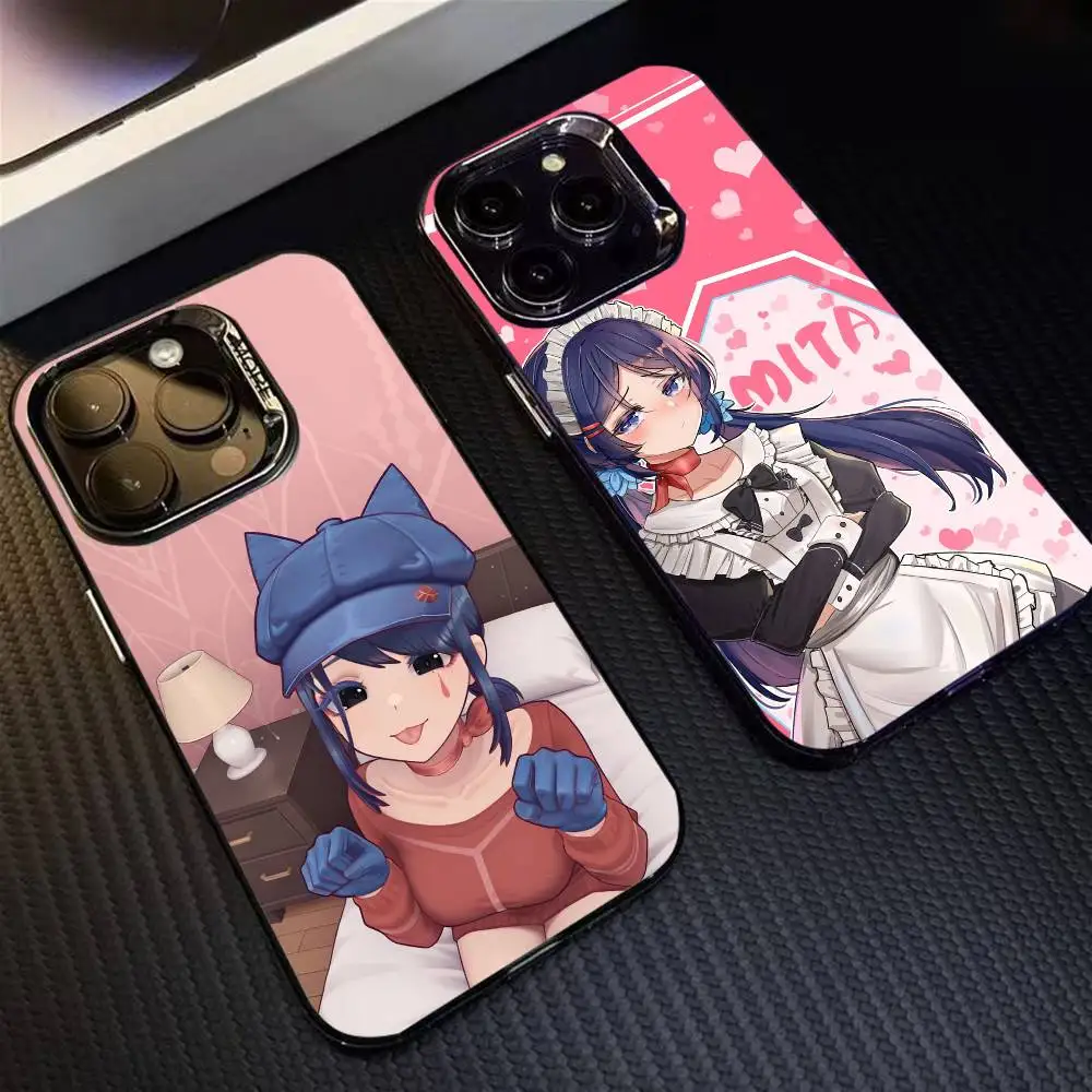 

Game M-MmiSide M-ita Phone Case For iPhone 16 17 15 14 12 13 Pro Max Black Color Shockproof Cover