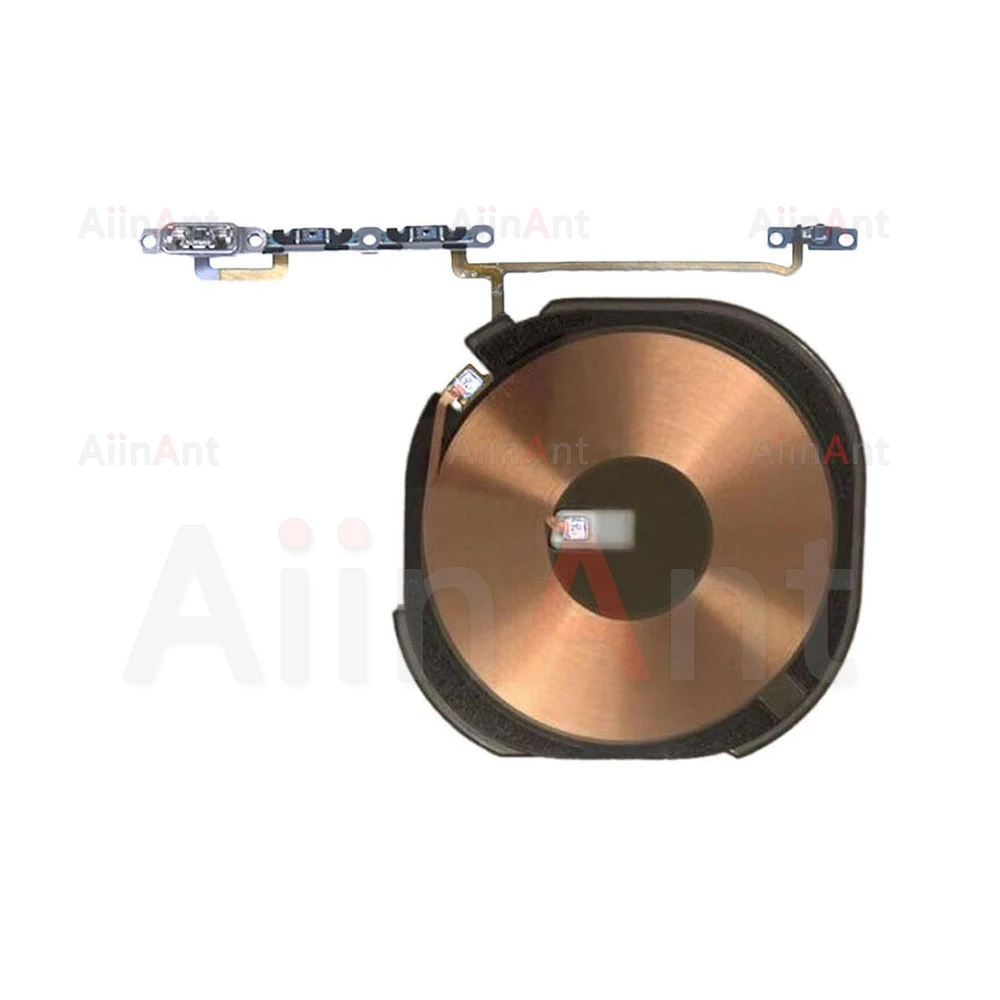 AiinAnt Power Volume Flash Light NFC Wireless Charging Flex Cable For iPhone 11 X Xs Pro Max XR