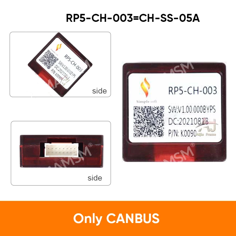 MAMSM Car Radio Canbus Box For Cherokee Jeep 2016-up Auto Multimedia Navigation GPS Decoder Adapter RP5-CH-003/CH-SS-05A