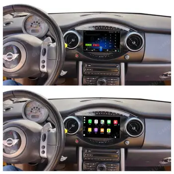 適用於 Mini Cooper R50 R53 2004-2006 的 Android 14 車用收音機,附觸控螢幕、GPS、CarPlay 導航、多媒體立體聲播放器主機 8 最佳銷售 適用於迷你庫柏R50的安卓收音機 - №8