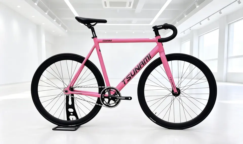TSUNAMI SNM100 Fixed Gear Bicycle 6061 Aluminum Alloy Racing Track