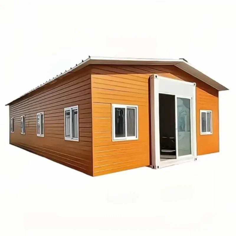 Golden Supplier Price Luxury 40 Ft 20 Ft Prefab Expandable House Double Wing Expansion Container House with 2 3 4 Bedrooms