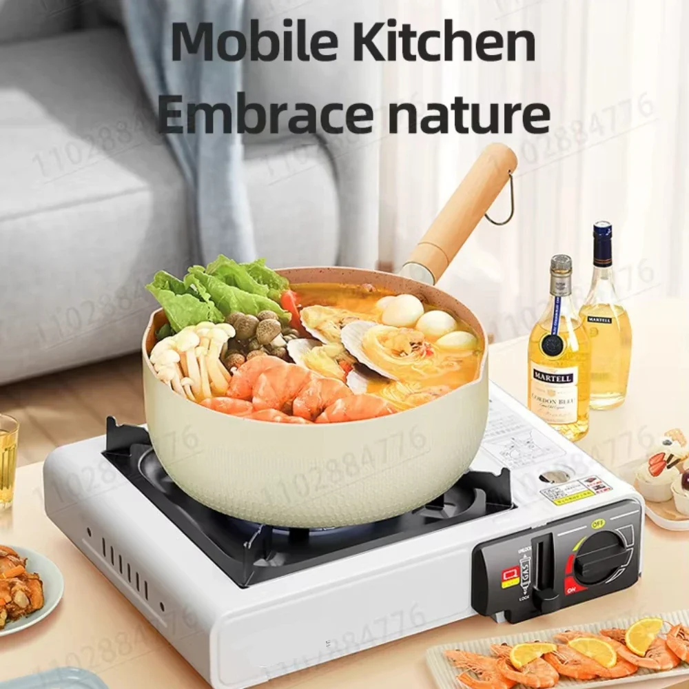 Multifunctional Cassette Stove Outdoor Portable Stove Camping Picnic Home Fondue Barbecue  Tea Cooker Gas Stove