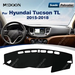 Car Dashboard Cover For Hyundai Tucson TL 2015 2016 2017 2018 Dash Mat Sun Shade Anti-UV Carpets Car Accessories