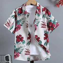 Boy's Hawaii Shirt Children's Clothing Casual T-Shirt for a Boy Short Sleeve Button Baby Summer Clothes Children's T-Shirt Girls