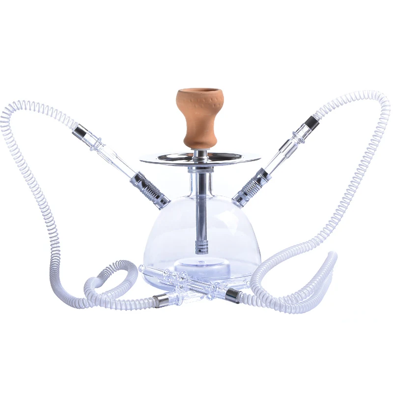 

Hookah, Bubble Acrylic Shisha Set With LED Lights Ceramic Bowl For Better Shisha Hookah Narguile Smoking Cachimba