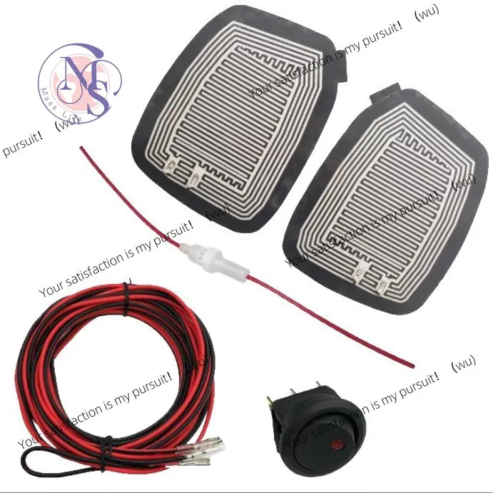 12V car wing mirror heating pad, carbon fiber heating mirror defogger rearview mirror heating plate