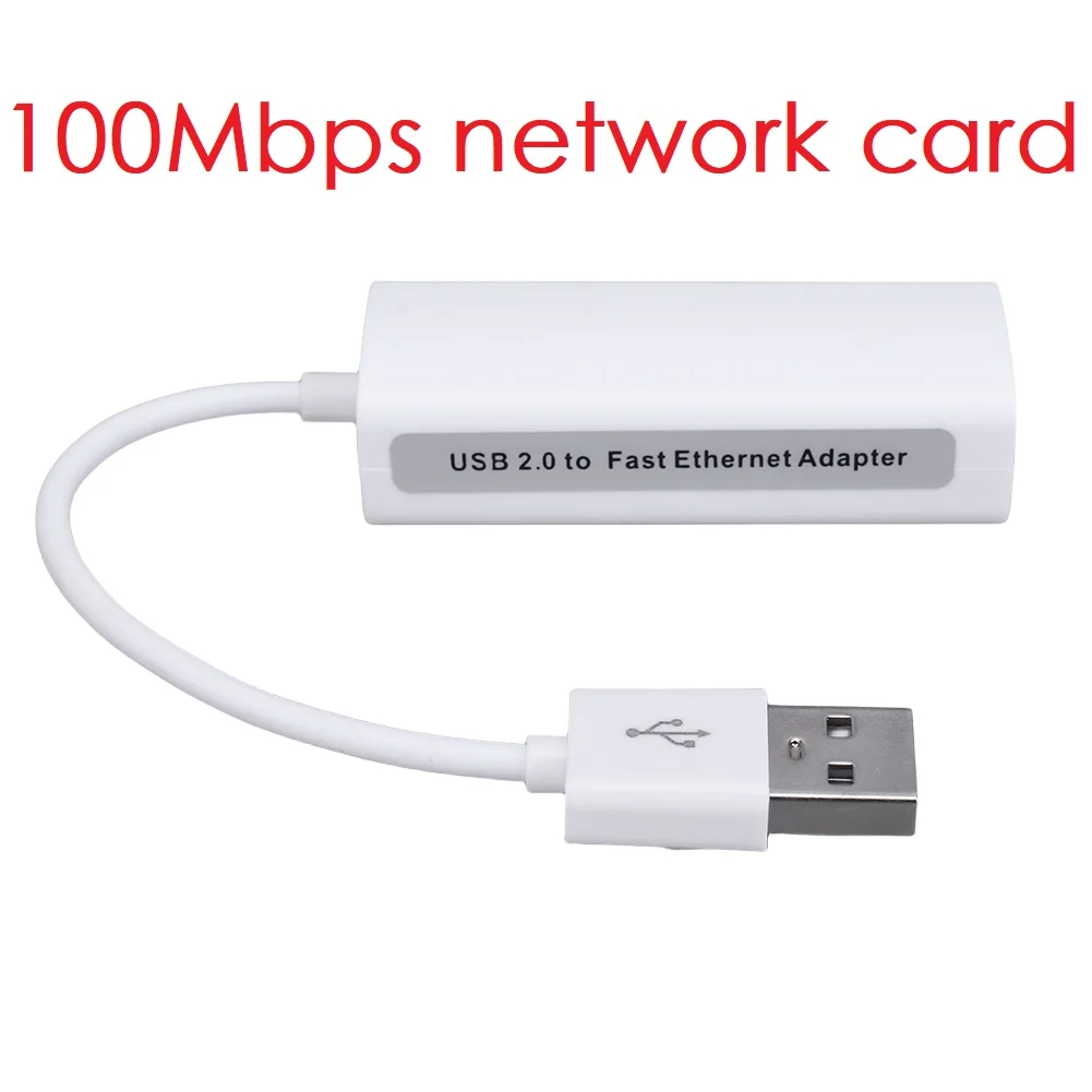 USB 2.0 Ethernet Adapter Network Card USB To RJ45 100/1000Mbps Lan Internet Cable For MacBook PC Windows XP 7 8 10 LUX