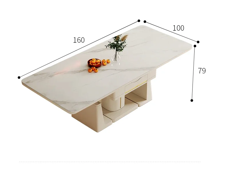 

Full-automatic household mahjong table dining table dual-purpose integration