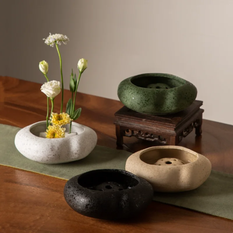 Ceramic Flowerpot Jianshan Flower Arrangement Ware Bonsai Vase Floral Accessories Home Decoration
