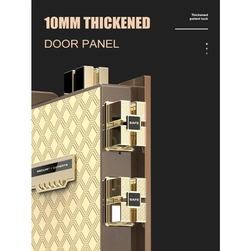 Large Fingerprint Gun Safe Box for Money Key Hotel Home Hidden Digital Smart Safe Deposit Box Office Jewellery Safety Box