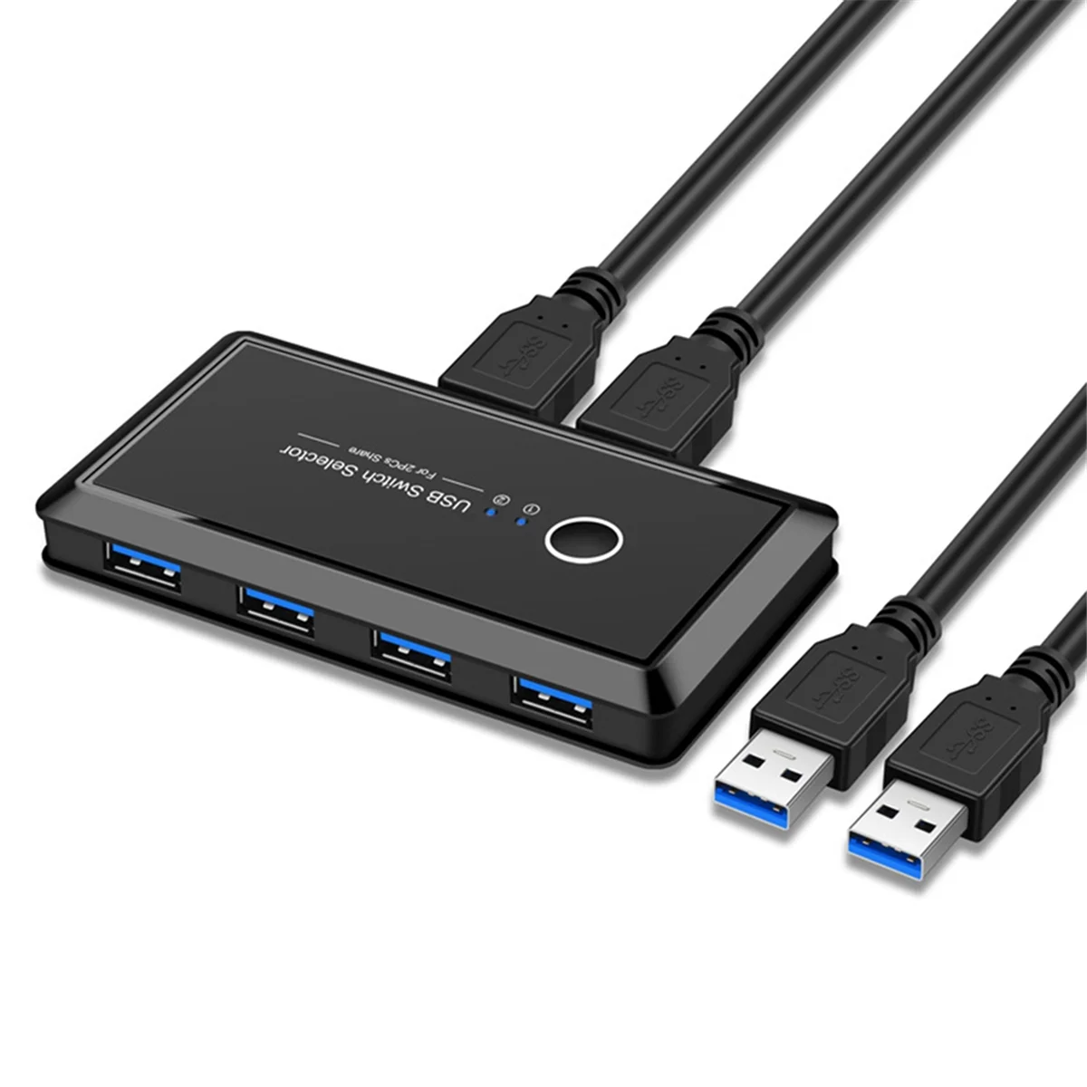 

USB 3,0 принтер Sharer, 4-портовый многоинтерфейсный USB, два переключателя компьютера, сплиттер