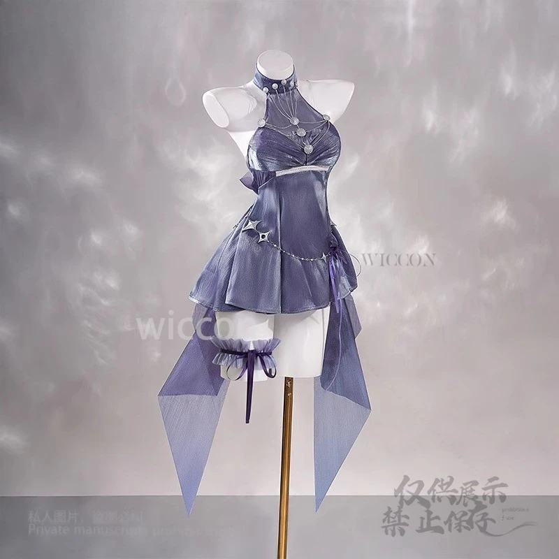 Ayanami Rei Cosplay Anime NIKKE：The Goddess of Victory EVA Costume Purple Sexy Dress Prop Dress Woman Full Set Halloween Cosplay