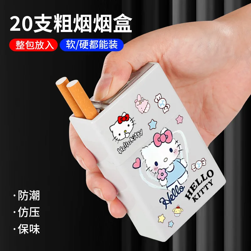 

3D Kuromi Cigarette Case Windproof Cute Cartoon Design Trendy Gift for Friends